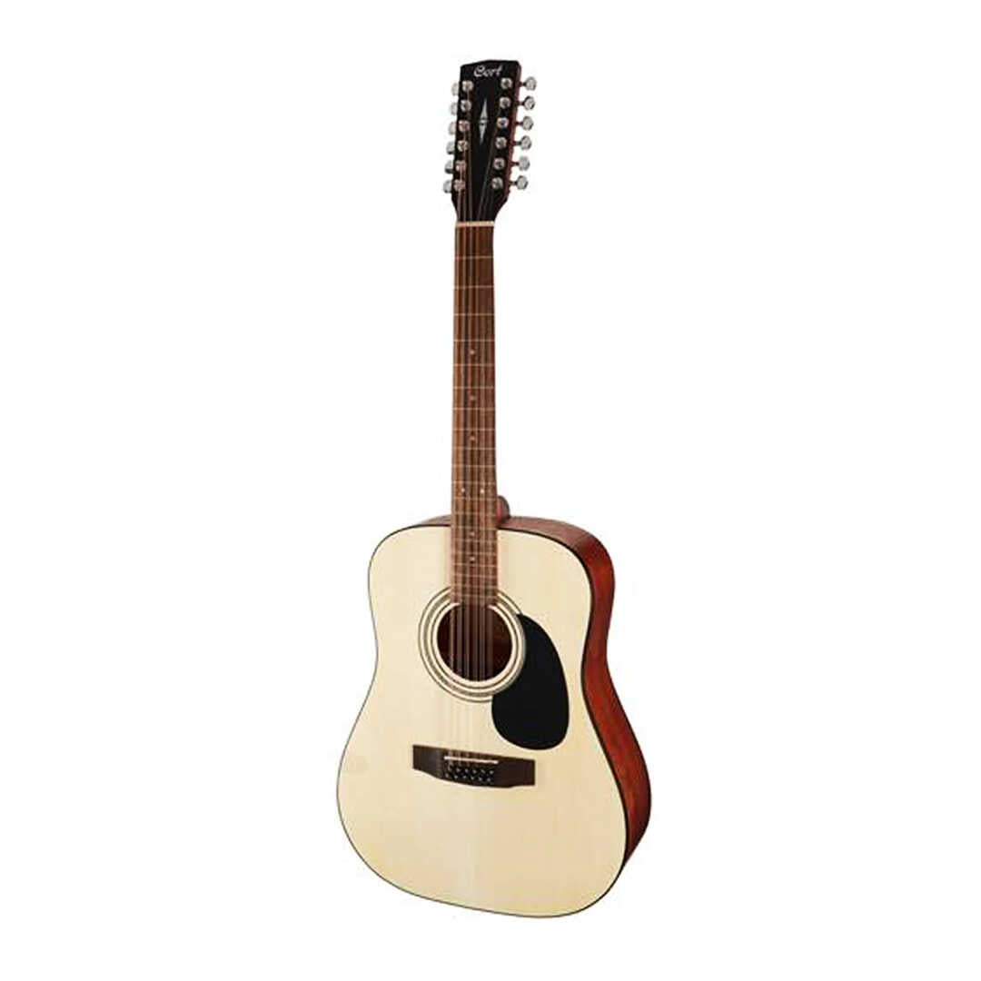 Cort 12 String Acoustic Guitar with Dreadnought Body, Spruce Top and Mahogany Sides (AD810-12-OP)